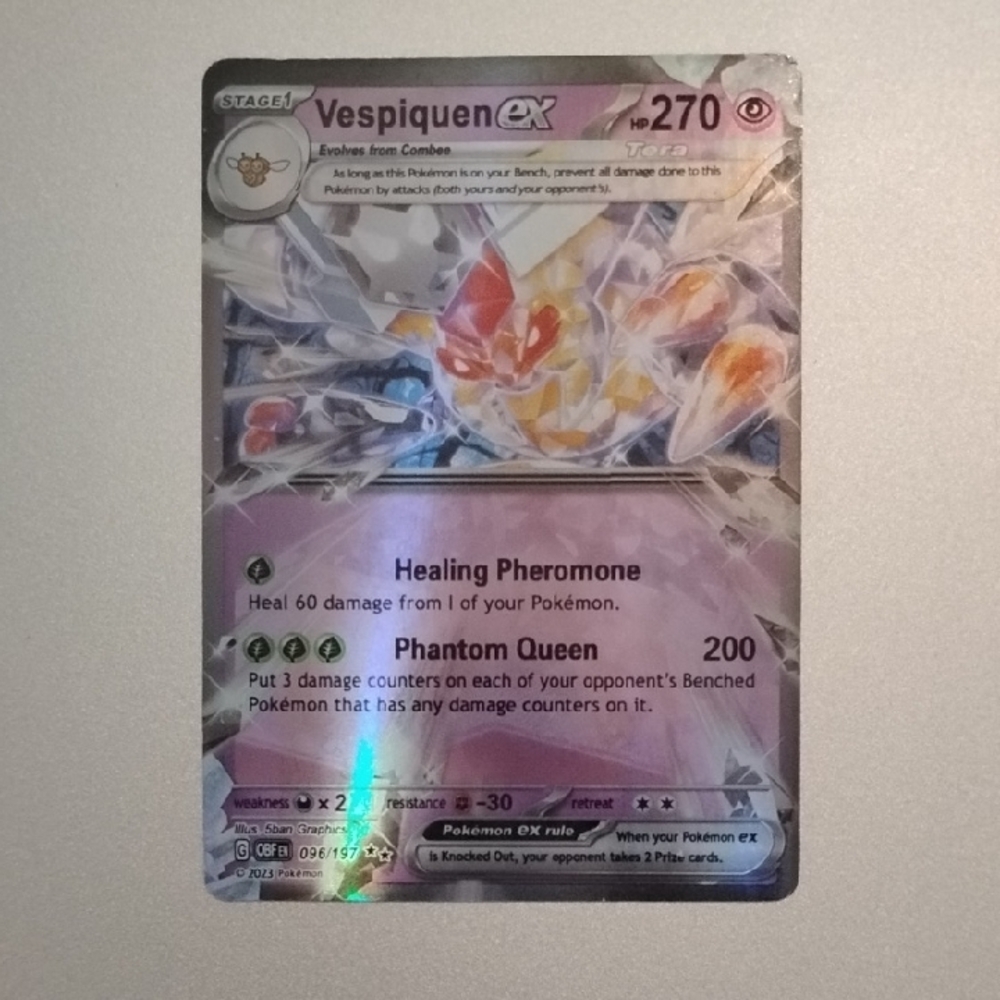 Vespiquen EX Pokémon Card